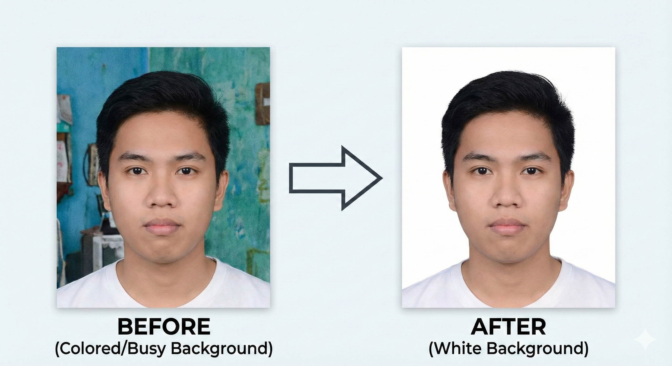 How to Change Background of Exam Photo to White
