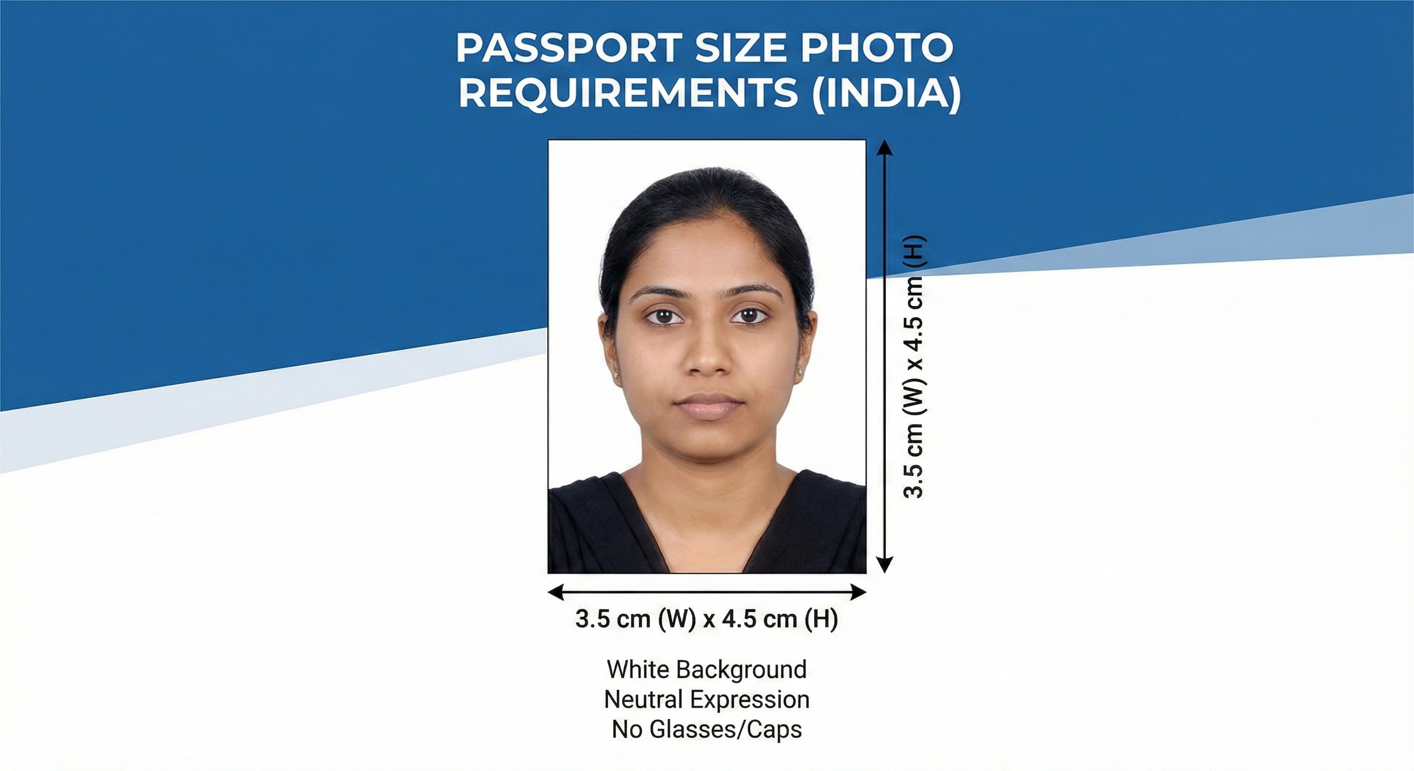 Passport Size Photo Requirements for Indian Exams